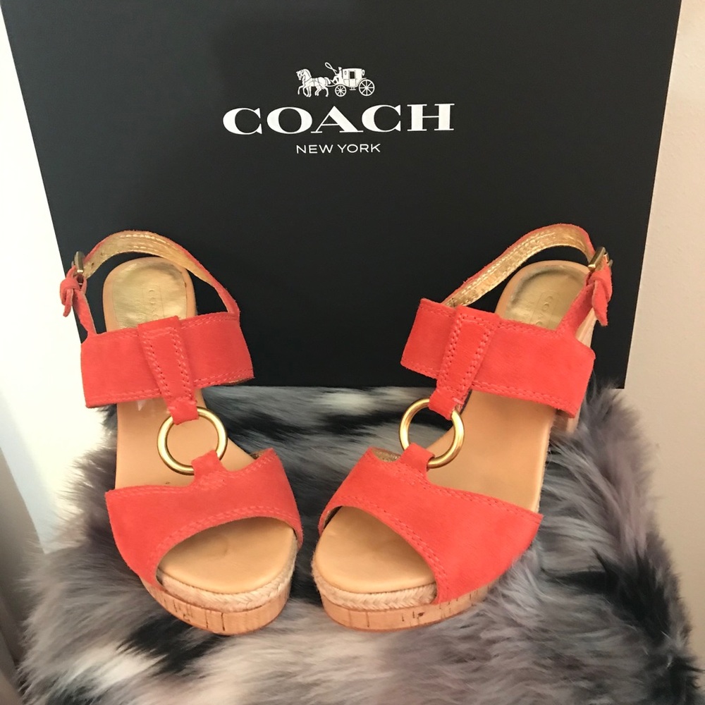 Coach high heel shoes